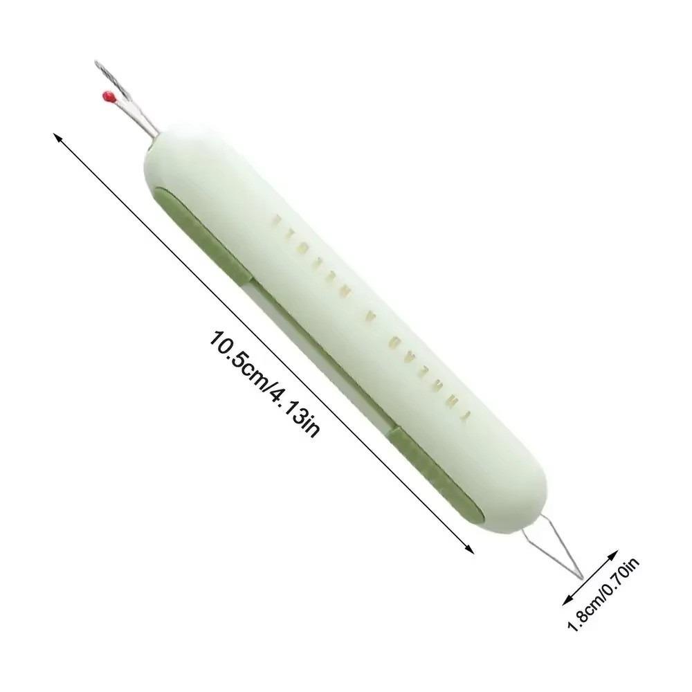 2-in-1 Needle Threader Double Head Household Sewing Accessories Manual Threader Needle Work Double End Design Stitching Remover зелёный
2-in-1 Needle Threader Double Head Household Sewing Accessories Manual Threader Needle Work Double End Design Stitching Remover зелёный