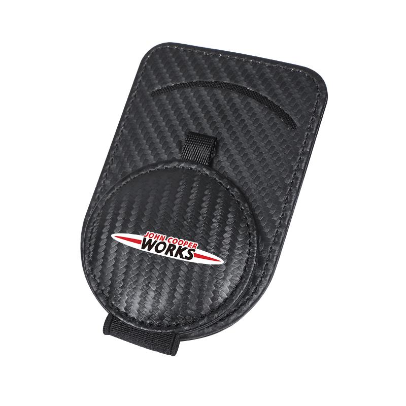 Quality Leather Car Glasses Clip ID Card Holder Interior Storage For MINI JCW Cabrio Cooper Countryman Aceman Clubman Coupe R59
Quality Leather Car Glasses Clip ID Card Holder Interior Storage For MINI JCW Cabrio Cooper Countryman Aceman Clubman Coupe R59