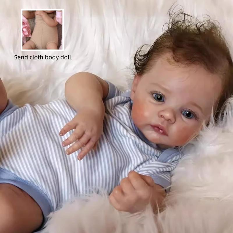 49cm Lifelike Full Vinyl Body Reborn Babies Doll Meadow Realistic 3D Delicate Painting Skin Newborn Doll Cloth Body Rebirth Doll Kid s Birthday Gifts cloth body
49cm Lifelike Full Vinyl Body Reborn Babies Doll Meadow Realistic 3D Delicate Painting Skin Newborn Doll Cloth Body Rebirth Doll Kid s Birthday Gifts cloth body