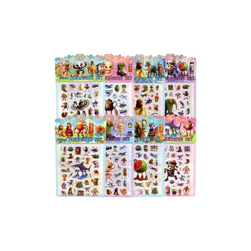 Italian Brain Lot Stickers, Set of 4-8, Pukupuku Stickers, 3D Stickers, Tuntuntunsahur, Internet Memes, DIY Planner, Doodle, Kids Gift (Set of 8, B)
Italian Brain Lot Stickers, Set of 4-8, Pukupuku Stickers, 3D Stickers, Tuntuntunsahur, Internet Memes, DIY Planner, Doodle, Kids Gift (Set of 8, B)