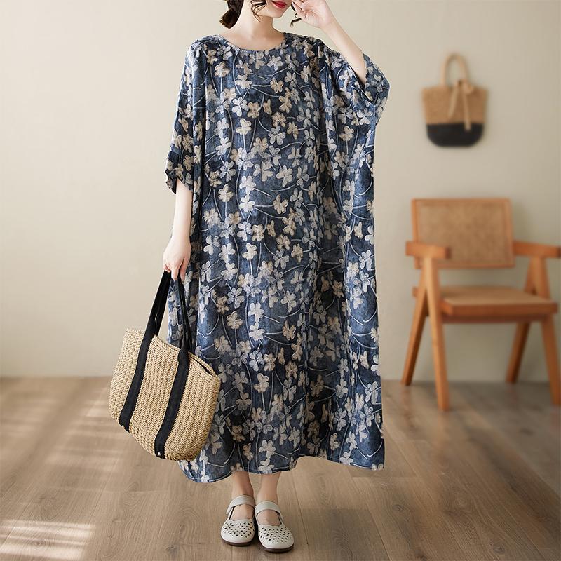 DIMANAF New 2025 Summer Dress Women Floral Vintage Casual O-Neck Plus Size Dress Loose Dress Maxi One Size темно-синий
DIMANAF New 2025 Summer Dress Women Floral Vintage Casual O-Neck Plus Size Dress Loose Dress Maxi One Size темно-синий
