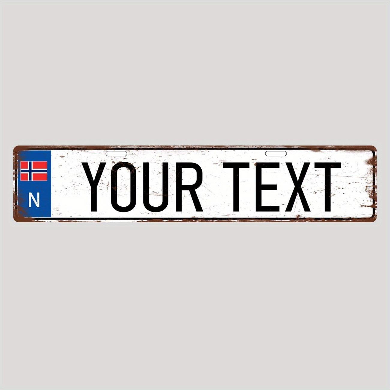 1pc Custom Aluminum License Plate Vintage Home Decoration Personalized Text чёрный
1pc Custom Aluminum License Plate Vintage Home Decoration Personalized Text чёрный