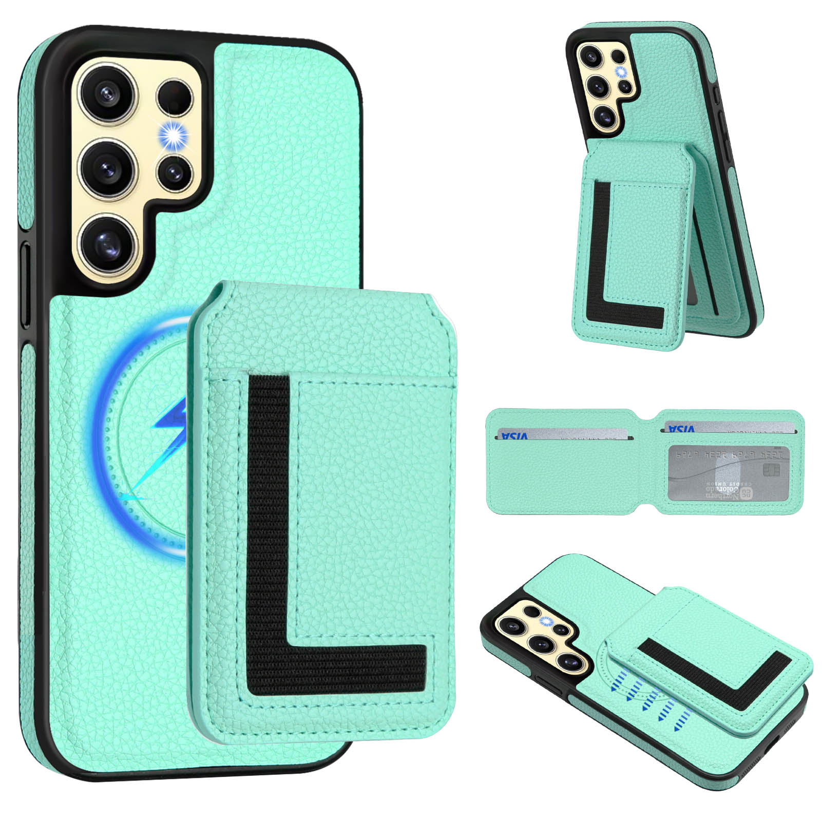 For Samsung Galaxy S24 Ultra CX01 Magnetic Case TPU+PU Leather Phone Back Cover with Detachable Card Holder Dark Blue
For Samsung Galaxy S24 Ultra CX01 Magnetic Case TPU+PU Leather Phone Back Cover with Detachable Card Holder Dark Blue