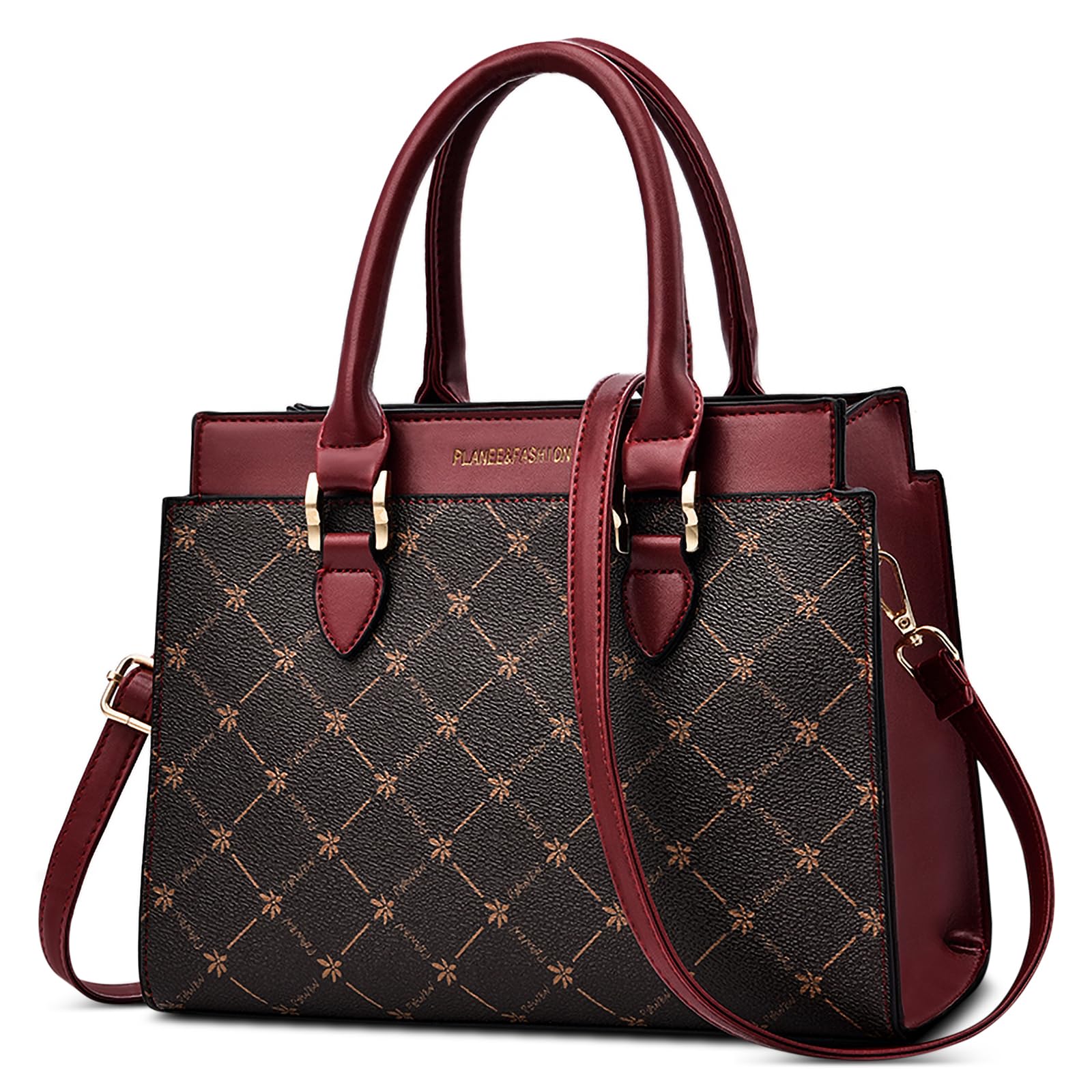 FORRICA Women s Elegant Maple Leaf Tote Bag, Retro PU Leather Handbag, Crossbody Bag, Red
FORRICA Women s Elegant Maple Leaf Tote Bag, Retro PU Leather Handbag, Crossbody Bag, Red