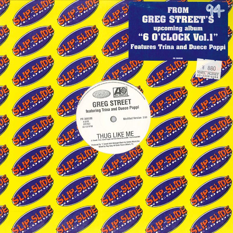 12-дюймовая пластинка GREG STREET Thug Like Me 085144 SLIP N SLIDE 2001 US Rap HipHopRB Б/у
12-дюймовая пластинка GREG STREET Thug Like Me 085144 SLIP N SLIDE 2001 US Rap HipHopRB Б/у