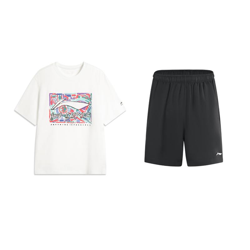 Li-Ning Comfortable Breathable Simple Versatile Casual Sports Suit Unisex suit AHSV291-1+AKSU923-1 S
Li-Ning Comfortable Breathable Simple Versatile Casual Sports Suit Unisex suit AHSV291-1+AKSU923-1 S