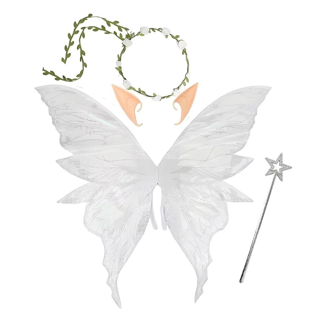 Трепещущие крылья Крылья феи-бабочки Легкий набор крыльев для переодевания Костюм крыльев эльфа Реквизит для фото серебряный
Трепещущие крылья Крылья феи-бабочки Легкий набор крыльев для переодевания Костюм крыльев эльфа Реквизит для фото серебряный