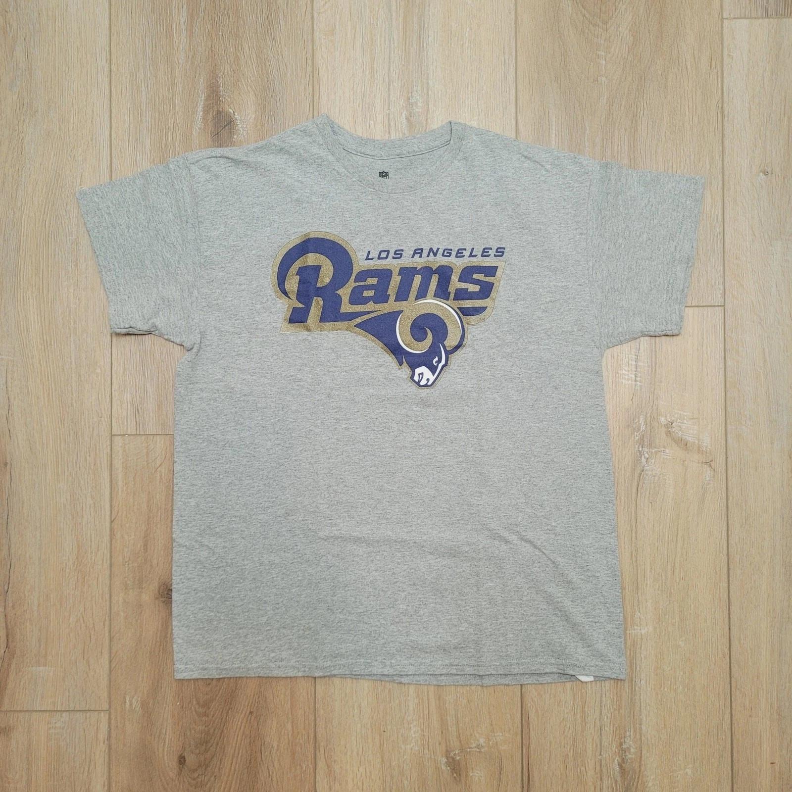 LA Rams NFL T Shirt Mens S Gray Mens Small (Tag Youth XL) Football Team L
LA Rams NFL T Shirt Mens S Gray Mens Small (Tag Youth XL) Football Team L