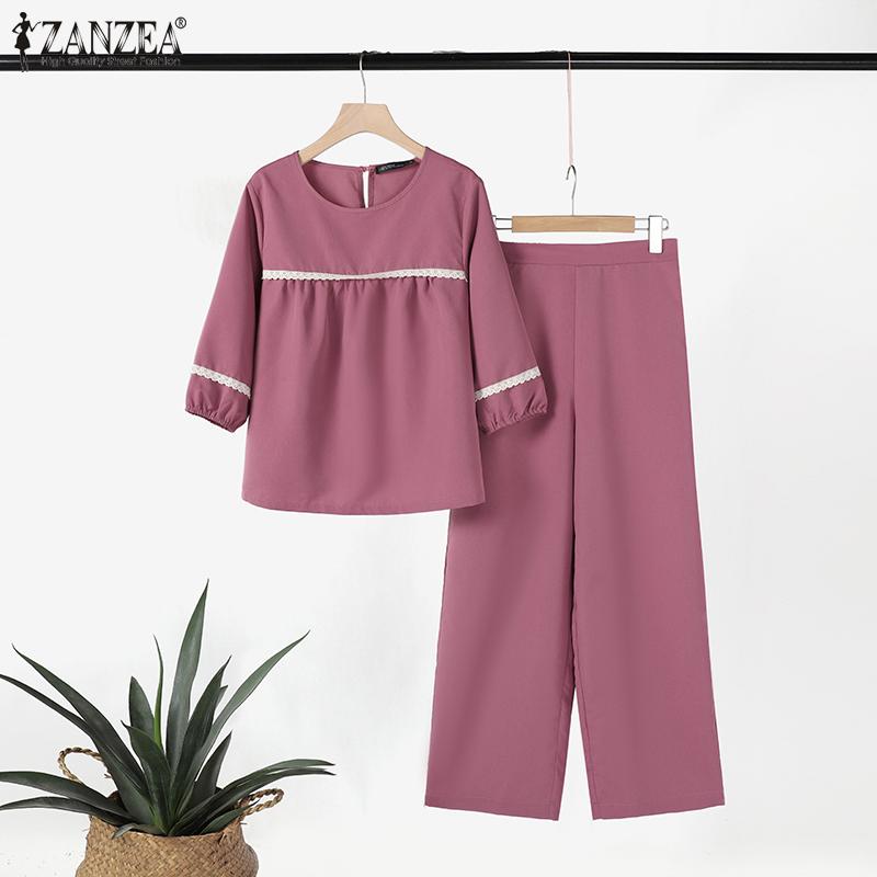 ZANZEA Женские повседневные комплекты из блузки и брюк из двух предметов 3XL жёлтый
ZANZEA Женские повседневные комплекты из блузки и брюк из двух предметов 3XL жёлтый