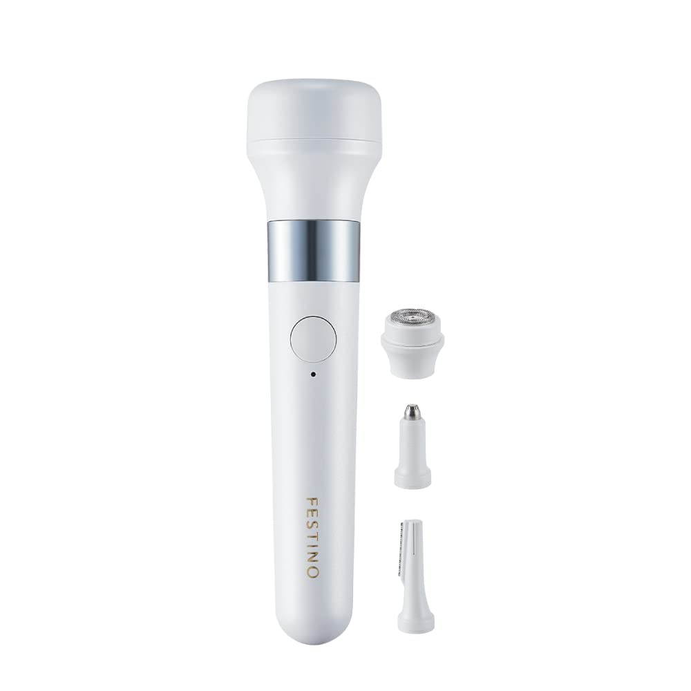 Акумуляторна бритва FESTINO 3in1 Multi Care Shaver Rechargeable Легко сумісна з обличчям, носом і тілом, частинами голови сумка для зберігання в подарунок (SMHB-031) [USB і білий
Акумуляторна бритва FESTINO 3in1 Multi Care Shaver Rechargeable Легко сумісна з обличчям, носом і тілом, частинами голови сумка для зберігання в подарунок (SMHB-031) [USB і білий