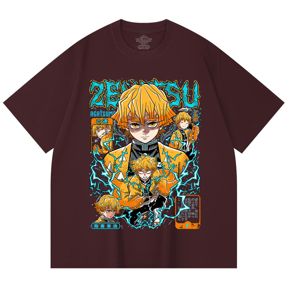230 Gsm 100% Cotton Demon Slayer V100 Zenitsu Print Unisex Heavy Cotton T Shirt 2XL
230 Gsm 100% Cotton Demon Slayer V100 Zenitsu Print Unisex Heavy Cotton T Shirt 2XL