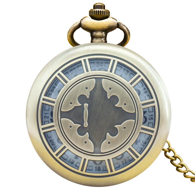 Vintage Bronze Steampunk Cutout Engraving Quartz Pocket Watch Necklace Pendant Clock Chain Men Women Chain Gift бронзовий
Vintage Bronze Steampunk Cutout Engraving Quartz Pocket Watch Necklace Pendant Clock Chain Men Women Chain Gift бронзовий