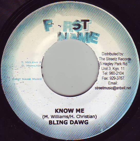 7inch Record BLING DAWG - Know Me NONE First Name Musi 2003 Jamaica Reggae, Ska & Dub Used
7inch Record BLING DAWG - Know Me NONE First Name Musi 2003 Jamaica Reggae, Ska & Dub Used