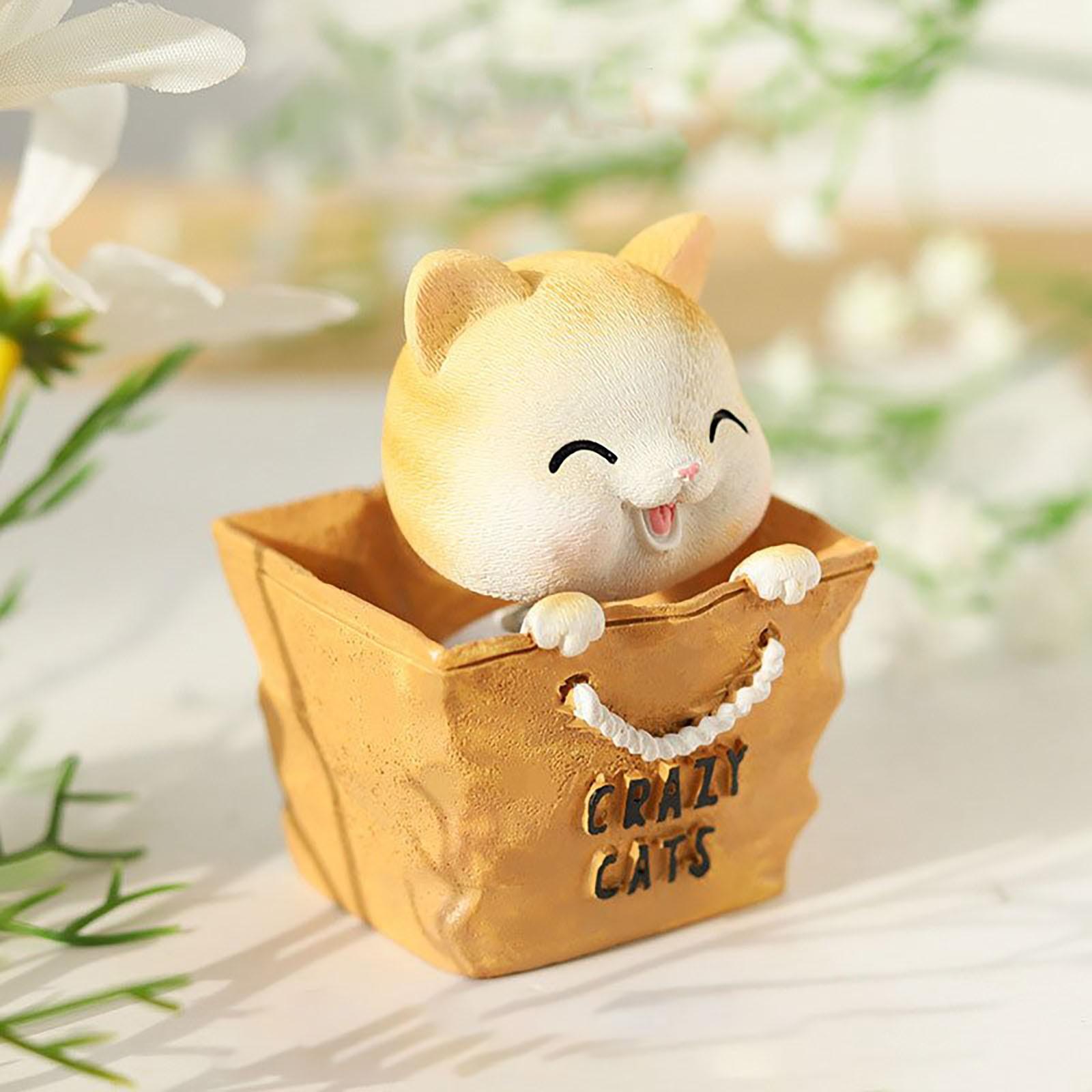 Милый кот, украшение с качающейся головой, мультяшный милый кот, украшение из смолы, украшение для домашнего стола, выпечка торта, автомобиль, украшение с качающейся головой A
Милый кот, украшение с качающейся головой, мультяшный милый кот, украшение из смолы, украшение для домашнего стола, выпечка торта, автомобиль, украшение с качающейся головой A