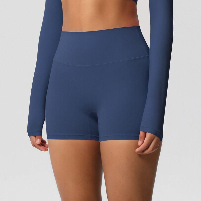 Fashion Summer Nude Feel Brushed High Waist Elastic Quick-Drying Skinny Hip Raise Yoga Running Fitness Exercise Short Shorts Badge Blue S
Fashion Summer Nude Feel Brushed High Waist Elastic Quick-Drying Skinny Hip Raise Yoga Running Fitness Exercise Short Shorts Badge Blue S