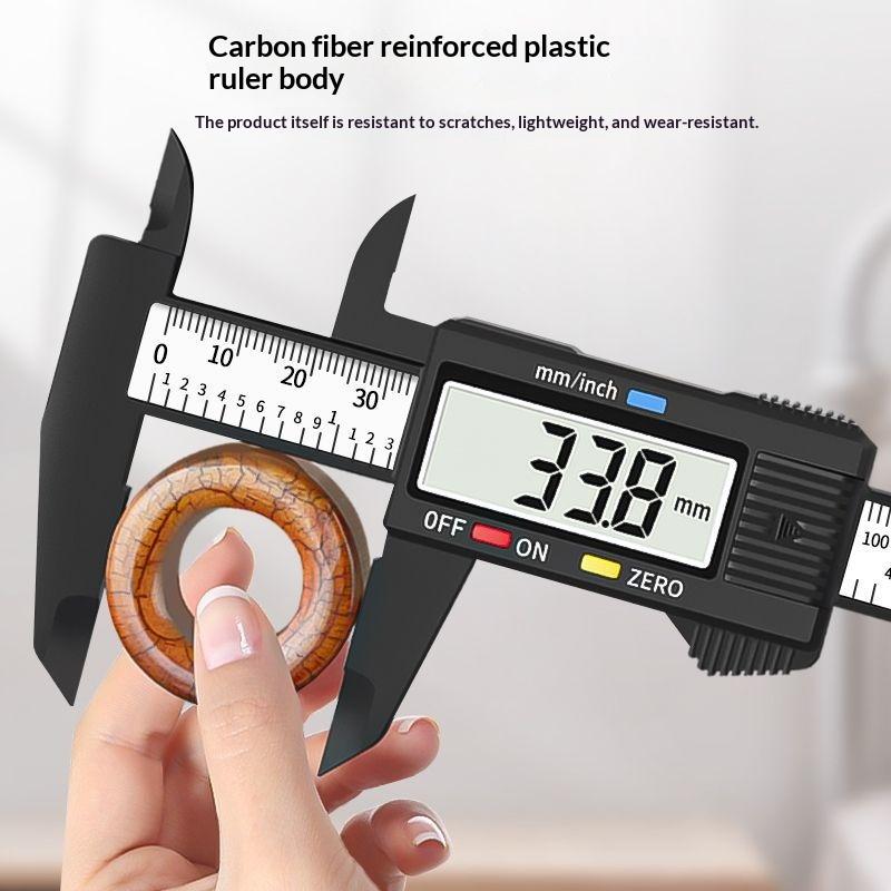 6Inch Digital Vernier Calipers 0-150Mm Lcd Electronic Caliper, Carbon Fiber Gauge Height Measuring Tools Instruments Micrometer A
6Inch Digital Vernier Calipers 0-150Mm Lcd Electronic Caliper, Carbon Fiber Gauge Height Measuring Tools Instruments Micrometer A