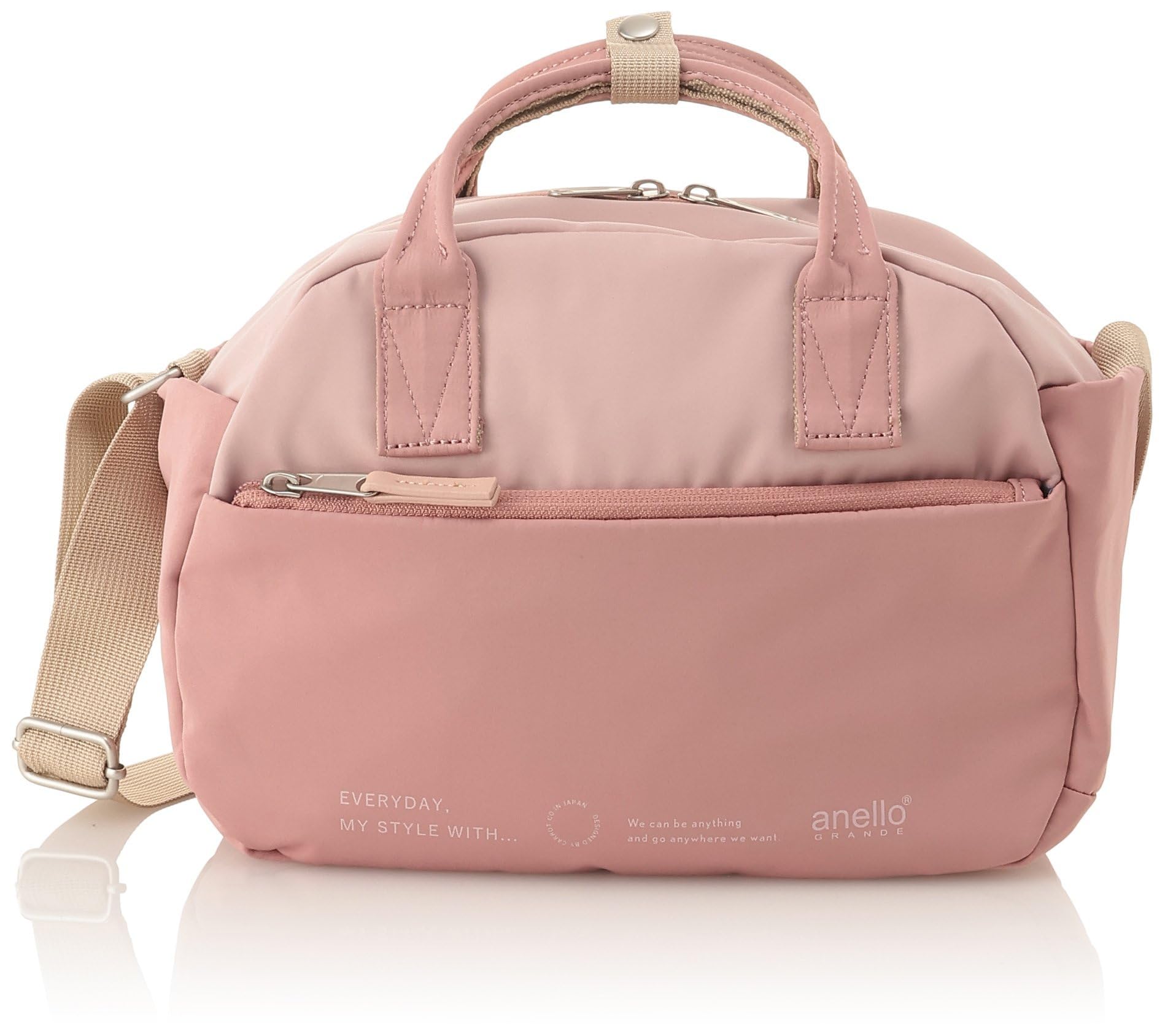 Anello Grande 2-Way Mini Boston Bag, Color GHM0692 PI
Anello Grande 2-Way Mini Boston Bag, Color GHM0692 PI