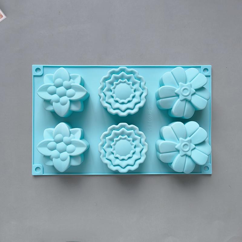 1Pc 6 Cavity Flowers Silicone Mold DIY Handmade Fondant Cake Baking Chocolate Sugar Cake Tool Resin Polymer Clay Making Mould синій
1Pc 6 Cavity Flowers Silicone Mold DIY Handmade Fondant Cake Baking Chocolate Sugar Cake Tool Resin Polymer Clay Making Mould синій