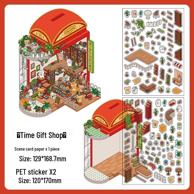 Infeel.Me Sixth Edition 2.5D PET Scenery Cartoon Sticker Set for Students
Infeel.Me Sixth Edition 2.5D PET Scenery Cartoon Sticker Set for Students