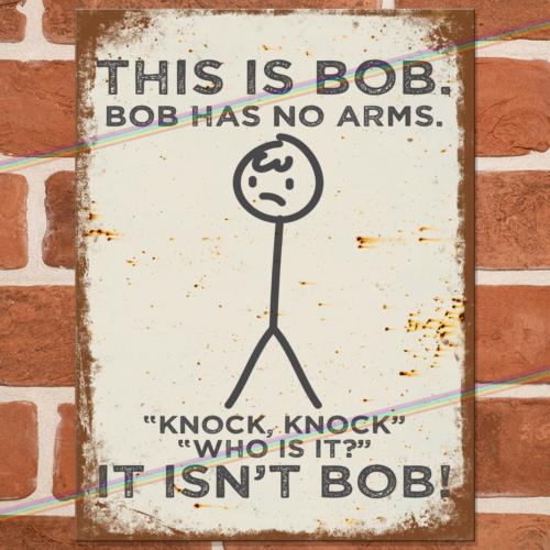 THIS IS BOB Funny Metal Signs Mancave Shed Bar Garage Novelty Joke Tin Sign UKAluminum 20x30cm(7.8x11.8inch)
THIS IS BOB Funny Metal Signs Mancave Shed Bar Garage Novelty Joke Tin Sign UKAluminum 20x30cm(7.8x11.8inch)