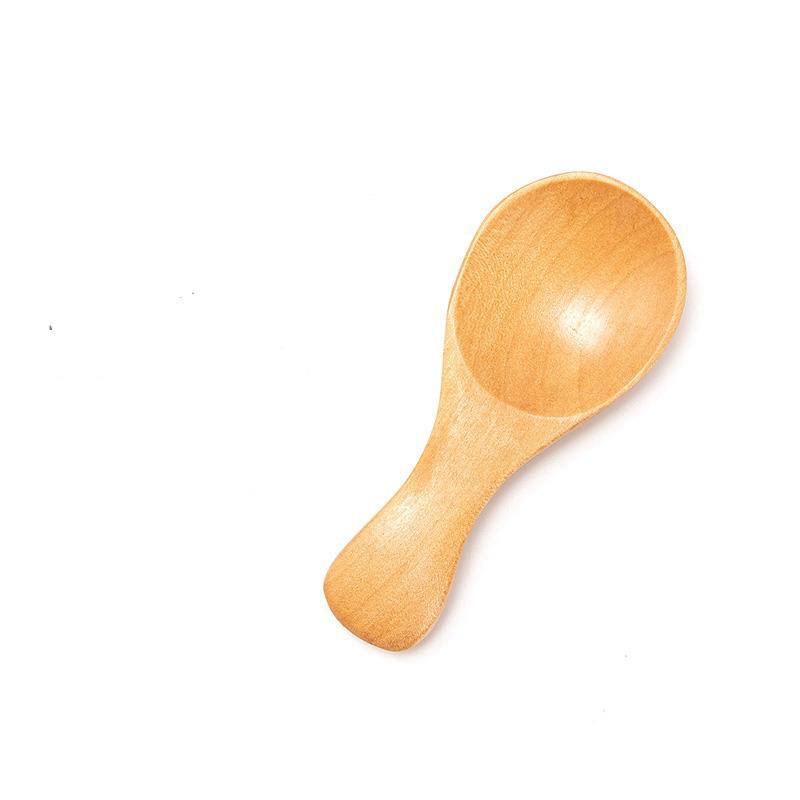 1 шт. Мини-деревянные ложки Кухонная ложка для специй и приправ Кофейная ложка для сахара Чайные ложки Детские лопатки из дерева с короткой ручкой Домашняя посуда