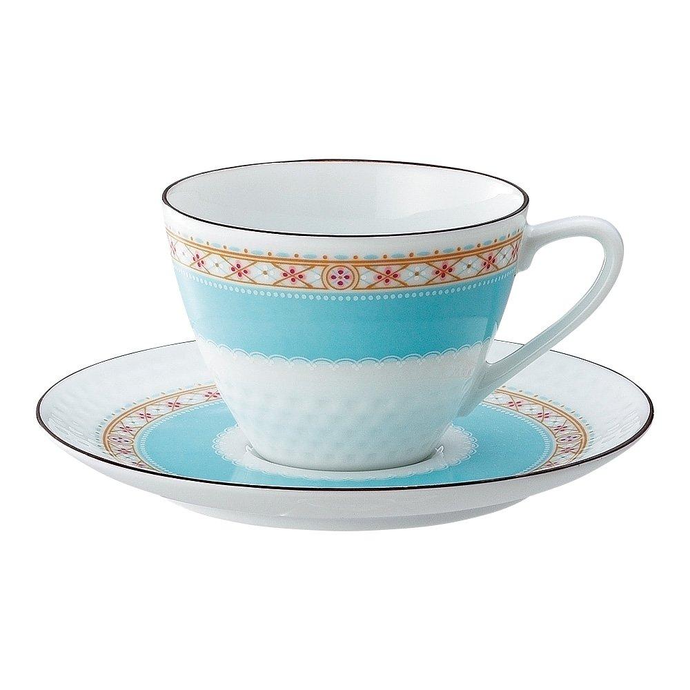 Noritake Cup & Saucer (for both coffee and tea), 210cc, Humming Blue, Microwave-Safe, Fine Porcelain, T5389L/1645
Noritake Cup & Saucer (for both coffee and tea), 210cc, Humming Blue, Microwave-Safe, Fine Porcelain, T5389L/1645