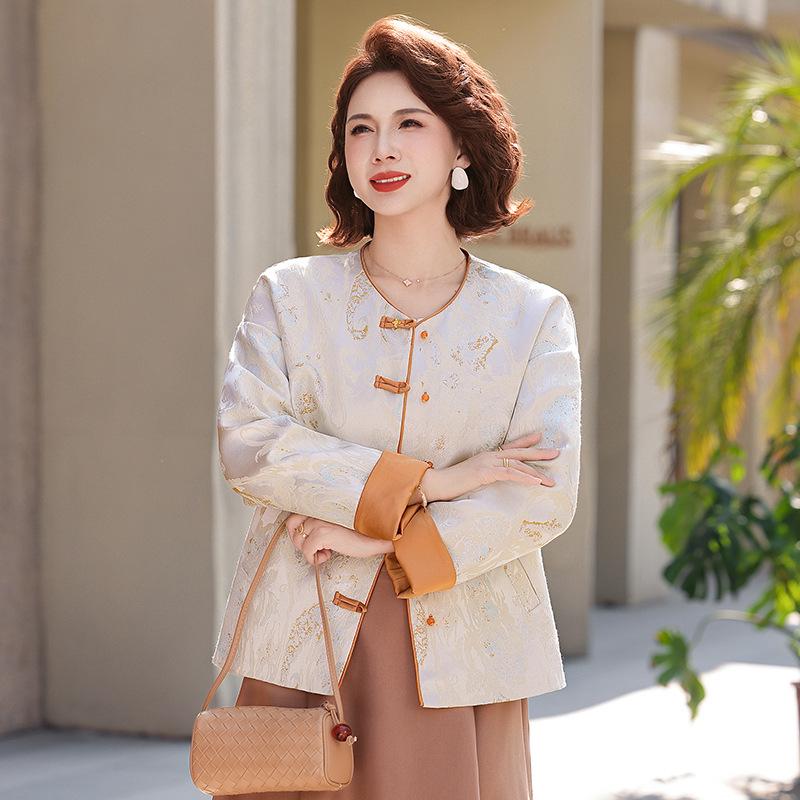 Stylish Long-Sleeve Cardigan for Women Aged 40-60 - Elegant Outerwear for Middle-Aged & Elderly Mothers 3XL (125-140 lbs)
Stylish Long-Sleeve Cardigan for Women Aged 40-60 - Elegant Outerwear for Middle-Aged & Elderly Mothers 3XL (125-140 lbs)