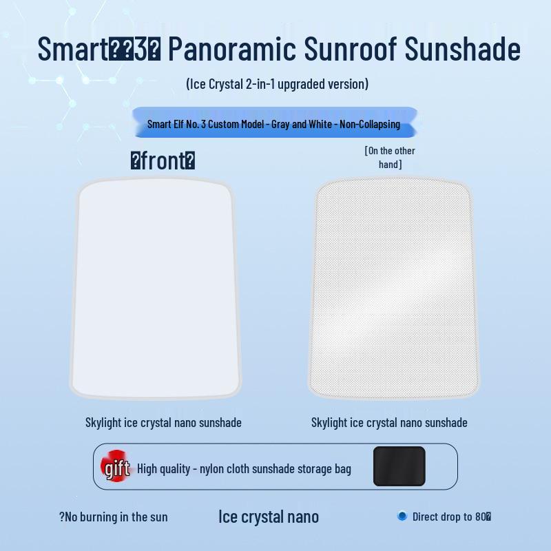 Smart 3rd Gen Radiant Ice Crystal Sunroof Sunshade Car Roof Protector Smart 3rd Generation
Smart 3rd Gen Radiant Ice Crystal Sunroof Sunshade Car Roof Protector Smart 3rd Generation