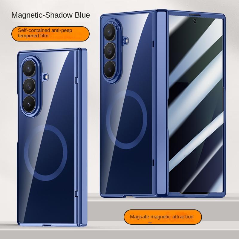 For Samsung Galaxy Z Fold 7 Electroplated Magnetic Case with Integrated Tempered Glass Front Film Anti-fingerprint Phone Case For Galaxy Z Fold 7
For Samsung Galaxy Z Fold 7 Electroplated Magnetic Case with Integrated Tempered Glass Front Film Anti-fingerprint Phone Case For Galaxy Z Fold 7