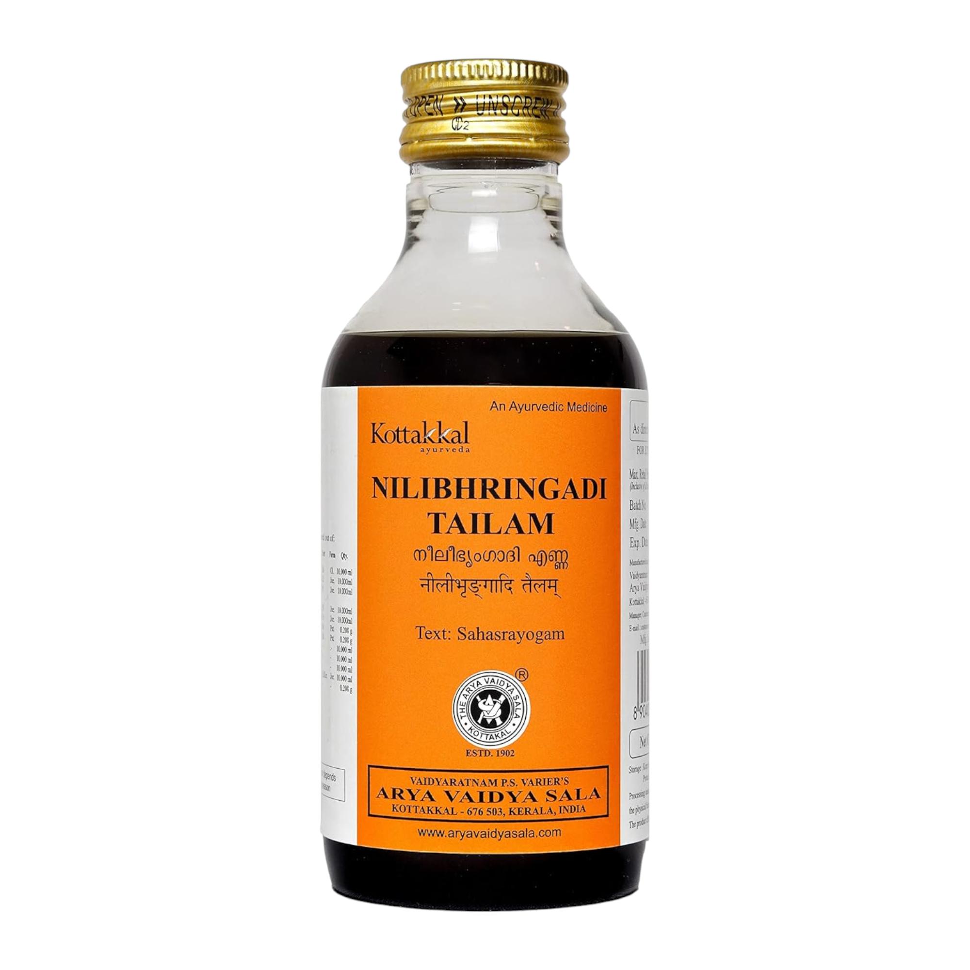 Kottakkal Ayurveda Nilibhringadi Tailam 200 ml Healthy Hair Nourishing Oil For Shine And Daily Scalp Care Pack Of 1
Kottakkal Ayurveda Nilibhringadi Tailam 200 ml Healthy Hair Nourishing Oil For Shine And Daily Scalp Care Pack Of 1