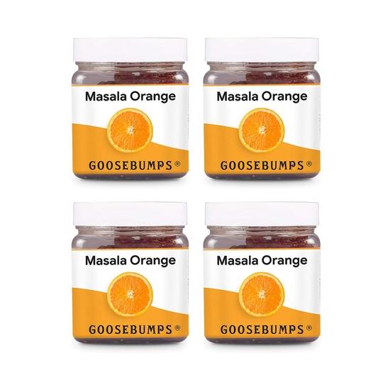 Goosebumps Pickles Goosebumps Masala Orange|Dried Orange Slices|Dehydrated Fruit|Chatpata Orange Healthy Snack|(150G X 4 Packs),450 Gms
Goosebumps Pickles Goosebumps Masala Orange|Dried Orange Slices|Dehydrated Fruit|Chatpata Orange Healthy Snack|(150G X 4 Packs),450 Gms