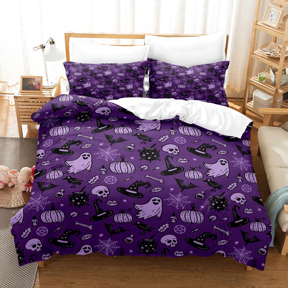 3/4pcs Halloween Bedding Set Featuring JackOLanterns Ghosts Wizard Hats Skulls Duvet Cover Ignite The Spirit Of The Season cot size 70x133cm
3/4pcs Halloween Bedding Set Featuring JackOLanterns Ghosts Wizard Hats Skulls Duvet Cover Ignite The Spirit Of The Season cot size 70x133cm