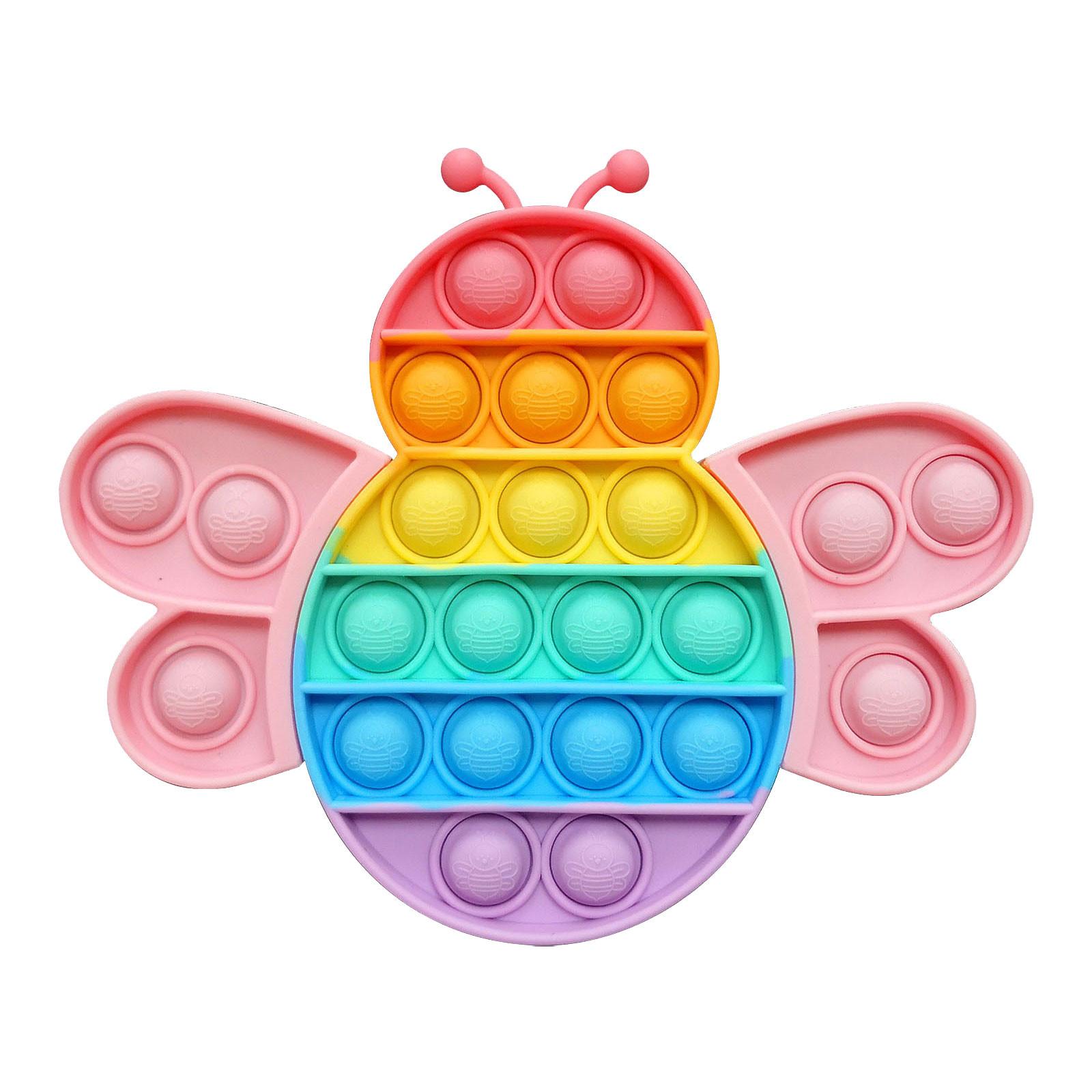 Bee Shaped Sensory Fidget Toy Silicone Bubble Popping Stress Relief Toy for Kids and Adults Durable Reusable Tactile Game
Bee Shaped Sensory Fidget Toy Silicone Bubble Popping Stress Relief Toy for Kids and Adults Durable Reusable Tactile Game