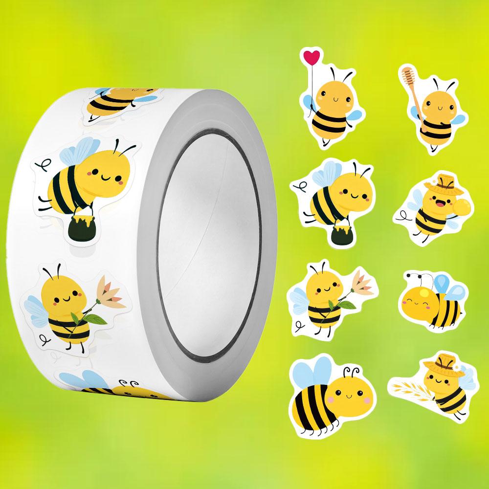 500Pcs/Roll Heterotypic Bees Stickers 2.5cm/1.0 Game Art Labels Learning Rewards, Adorn Gifts for Books Watercup Phone PC Pads
500Pcs/Roll Heterotypic Bees Stickers 2.5cm/1.0 Game Art Labels Learning Rewards, Adorn Gifts for Books Watercup Phone PC Pads