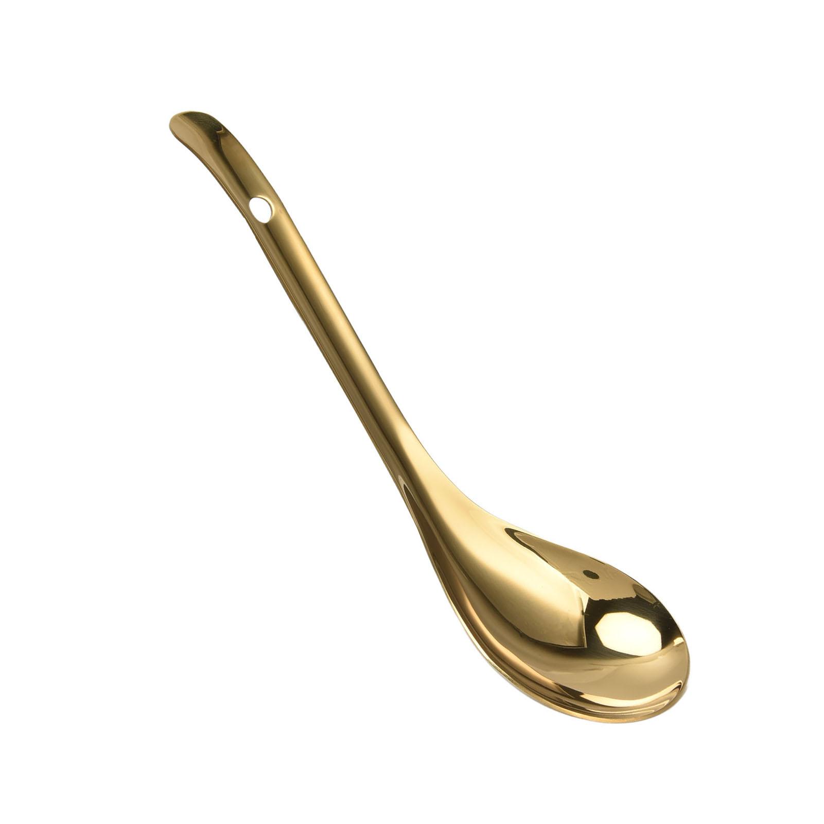 304 Stainless Steel Rice Spoon Thickened Soup Spoon Kitchen Gold Plated Soup Ladle for Household L(for 6.5-9kg)
304 Stainless Steel Rice Spoon Thickened Soup Spoon Kitchen Gold Plated Soup Ladle for Household L(for 6.5-9kg)