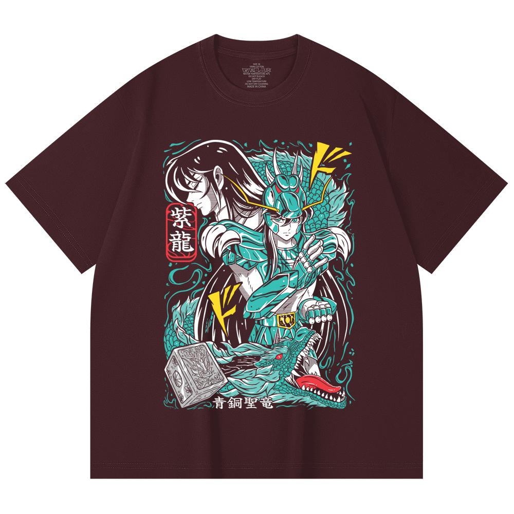 230 Gsm 100% Cotton Saint Seiya V8 Shiryu Print Unisex Heavy Cotton T Shirt 2XL вина червоного кольору
230 Gsm 100% Cotton Saint Seiya V8 Shiryu Print Unisex Heavy Cotton T Shirt 2XL вина червоного кольору