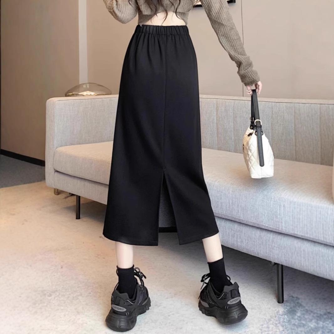Mid-Length Women s Bodycon Midi Skirt with Back Slit - 2024 Korean A-Line Fashion. XL чёрный
Mid-Length Women s Bodycon Midi Skirt with Back Slit - 2024 Korean A-Line Fashion. XL чёрный