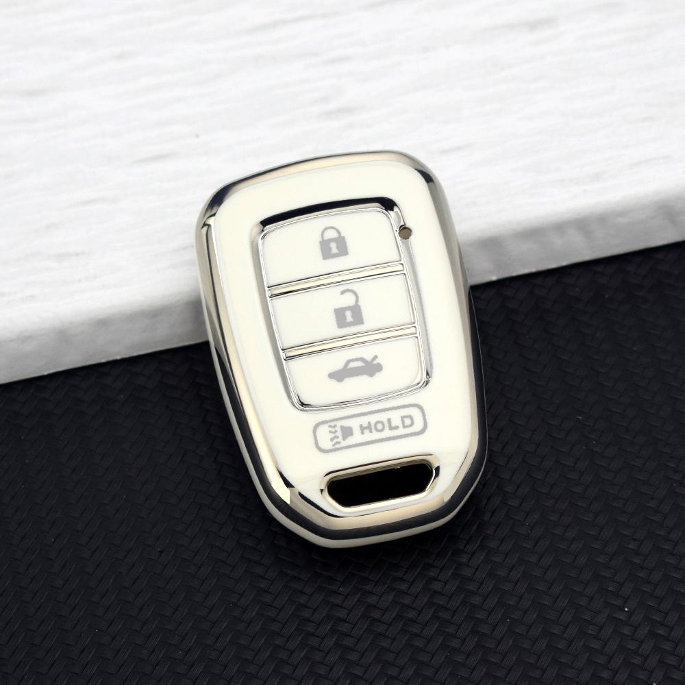 Soft TPU Car Key Cover Case For Honda Accord CRV CIVIC HR-V Jazz Auto 4 Buttons Key Fob Shell Holder Key Chain Set Accessories
Soft TPU Car Key Cover Case For Honda Accord CRV CIVIC HR-V Jazz Auto 4 Buttons Key Fob Shell Holder Key Chain Set Accessories