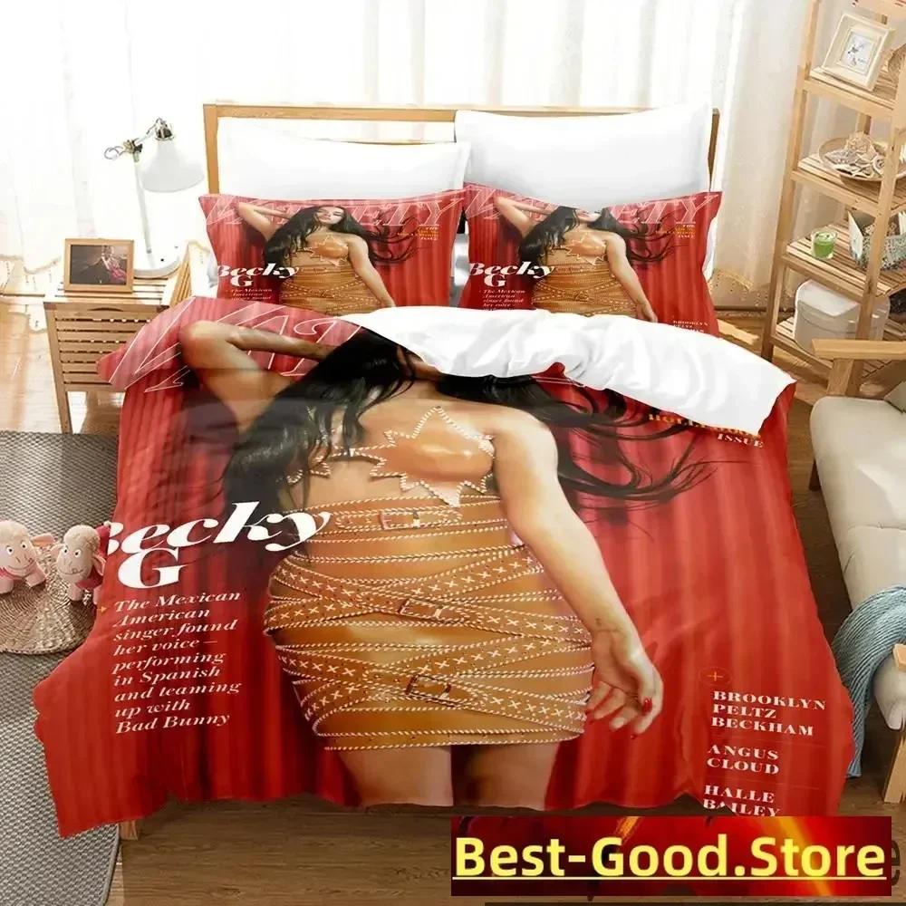 3D Print Singer Becky G Bedding Set Duvet Cover Sheet Printed Bed Set Pillowcase Bed Full Queen King Size Comforter Bedroom 135x200cm
3D Print Singer Becky G Bedding Set Duvet Cover Sheet Printed Bed Set Pillowcase Bed Full Queen King Size Comforter Bedroom 135x200cm