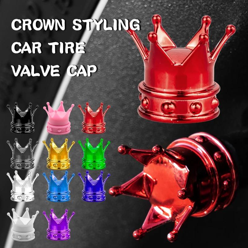 4 PCS Universal Crown Wheel Valve Covers Air Dustproof Waterproof Car Motorcycle Tyre Rim Covers Car Decoration Valve Caps
4 PCS Universal Crown Wheel Valve Covers Air Dustproof Waterproof Car Motorcycle Tyre Rim Covers Car Decoration Valve Caps