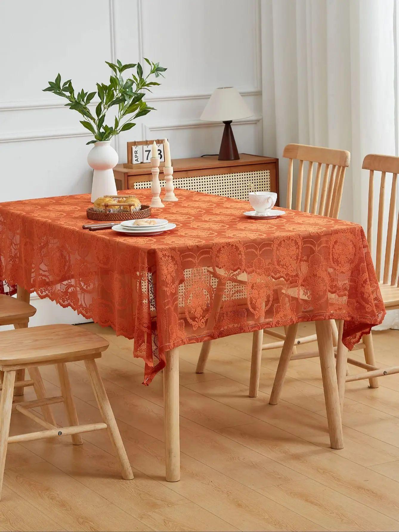 Fall Tablecloth Rectangle , Autumn flower Jacquard Table Cloth, lace Fabric Table Covers for Harvest Parties, and Thanksgiving 132x132cm помаранчевий
Fall Tablecloth Rectangle , Autumn flower Jacquard Table Cloth, lace Fabric Table Covers for Harvest Parties, and Thanksgiving 132x132cm помаранчевий