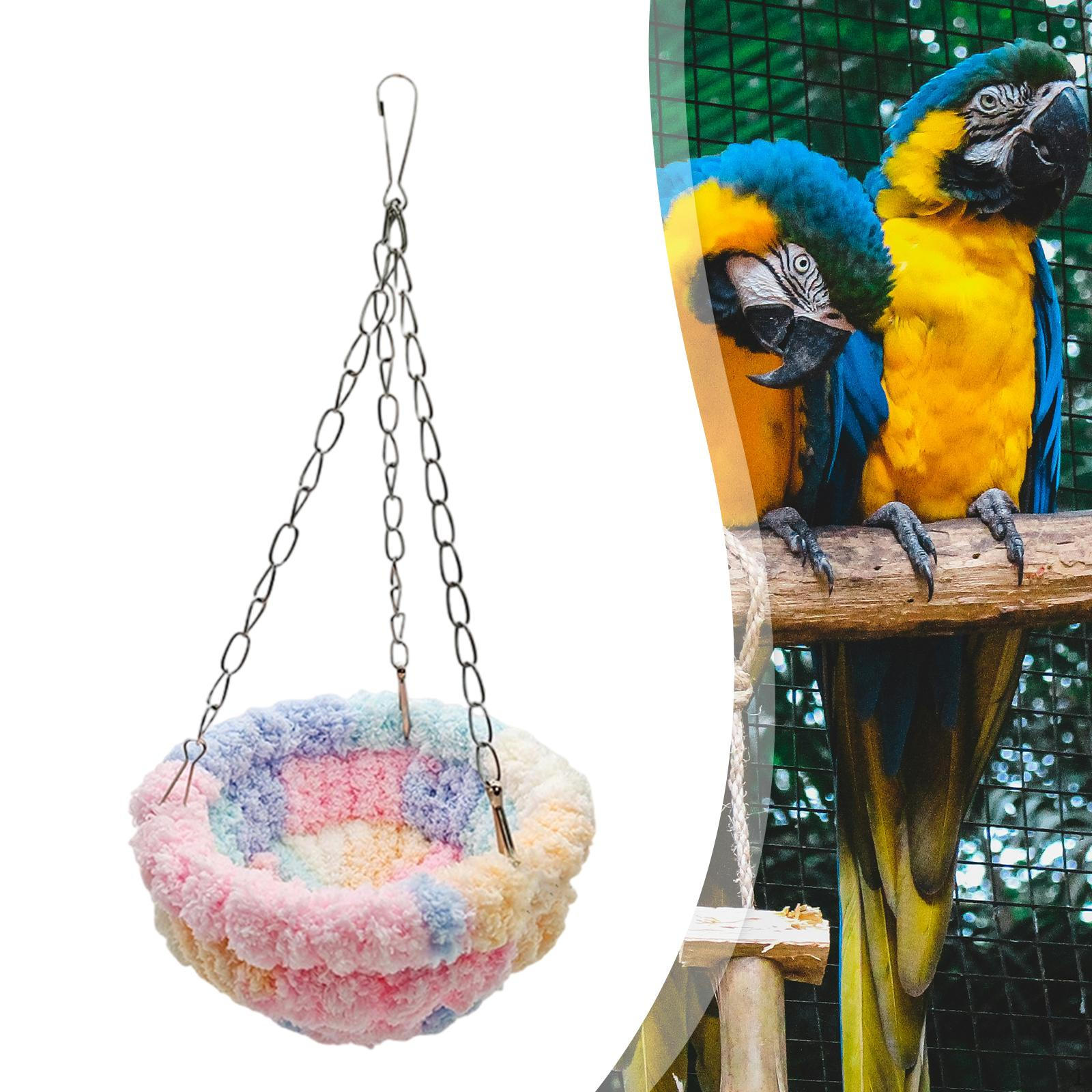 Nest Bed Hanging Bird Hammock Comfortable Cage Accessories Breeding for Parrots Lovebirds розовый
Nest Bed Hanging Bird Hammock Comfortable Cage Accessories Breeding for Parrots Lovebirds розовый