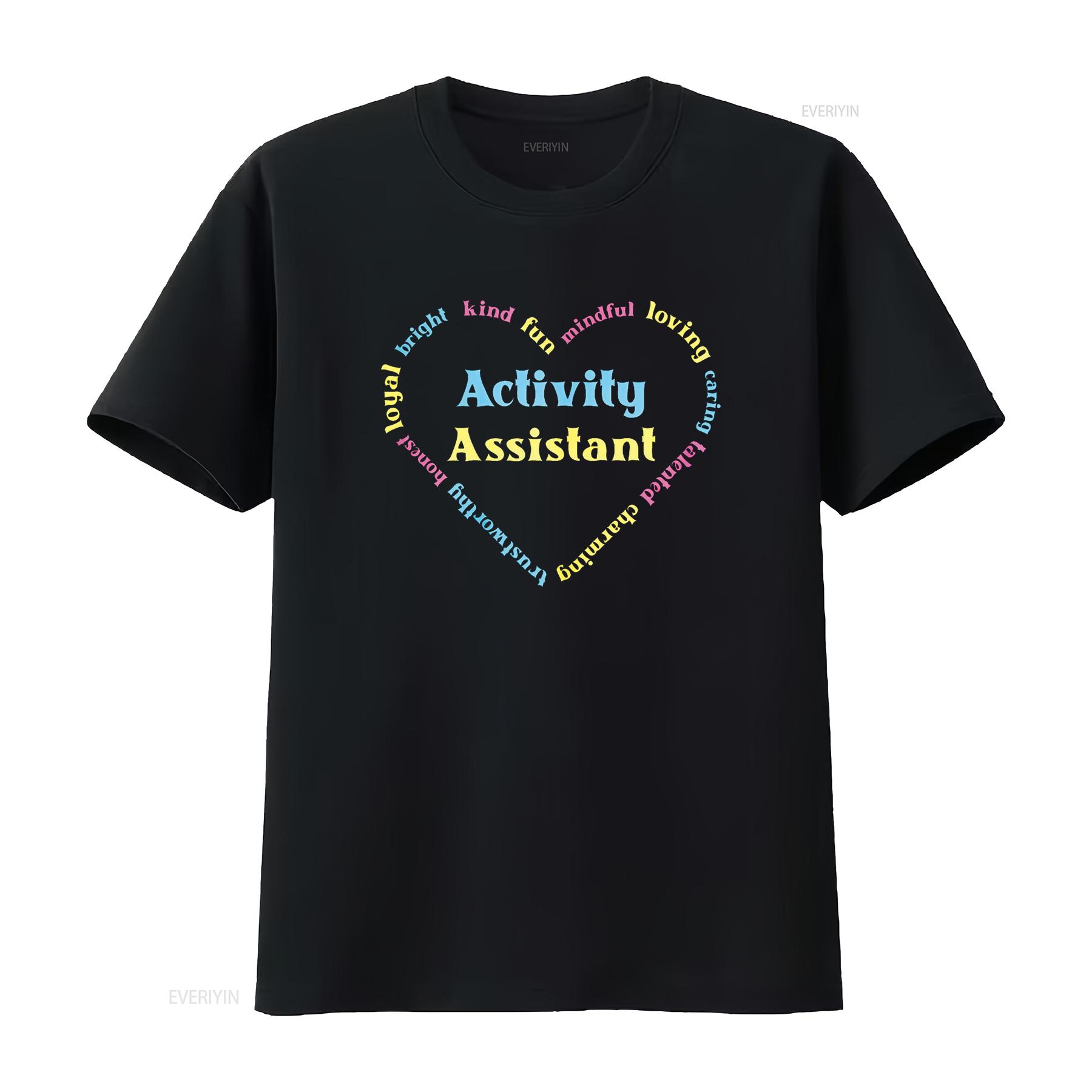 Activity Assistant T Shirt vintage Washed Top For Everyday Wear designer clothes homme streetwear Casual Stylish Soft Slightly 4XL
Activity Assistant T Shirt vintage Washed Top For Everyday Wear designer clothes homme streetwear Casual Stylish Soft Slightly 4XL