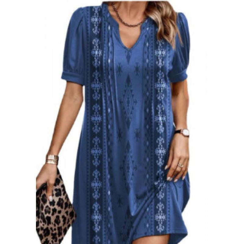 New women s dresses are fashionable and versatile, everyday casual, loose plus size crew neck, short sleeves 5XL
New women s dresses are fashionable and versatile, everyday casual, loose plus size crew neck, short sleeves 5XL