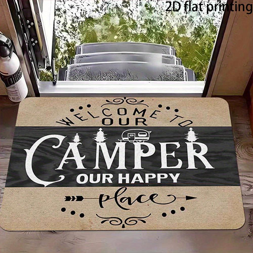 2D FLAT/1pc Welcome To Our Camper Doormat ,Suitable for indoor and outdoor doorways, door mats for decoration. 40cm x 60cm
2D FLAT/1pc Welcome To Our Camper Doormat ,Suitable for indoor and outdoor doorways, door mats for decoration. 40cm x 60cm