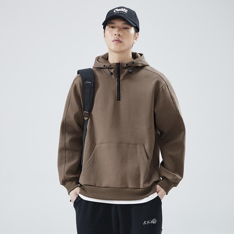 Весенне-осенний свитер с капюшоном и воротником-стойкой, мужской, американский модный бренд, свободный повседневный пуловер, однотонное пальто 3XL кофейный
Весенне-осенний свитер с капюшоном и воротником-стойкой, мужской, американский модный бренд, свободный повседневный пуловер, однотонное пальто 3XL кофейный