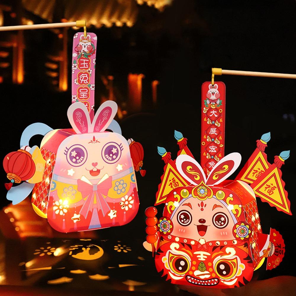 Mid-Autumn Festival Children s Rabbit Lantern Bunny Design Cartoon Lighting Lantern Women Children style 3
Mid-Autumn Festival Children s Rabbit Lantern Bunny Design Cartoon Lighting Lantern Women Children style 3