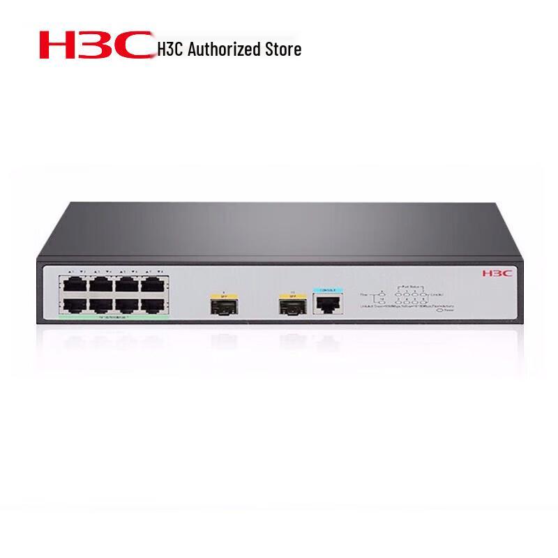 H3C S5008PV5-EI 8-Port Gigabit Managed Switch with 2 SFP Ports
H3C S5008PV5-EI 8-Port Gigabit Managed Switch with 2 SFP Ports