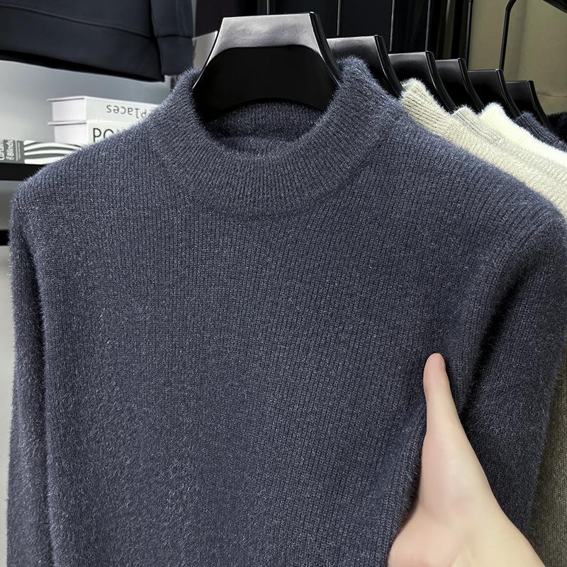 Чоловічий високоякісний в язаний светр зі штучного хутра норки з напіввисоким коміром – Теплий, потовщений базовий шар для осені та зими. 4XL темно-сірий
Чоловічий високоякісний в язаний светр зі штучного хутра норки з напіввисоким коміром – Теплий, потовщений базовий шар для осені та зими. 4XL темно-сірий