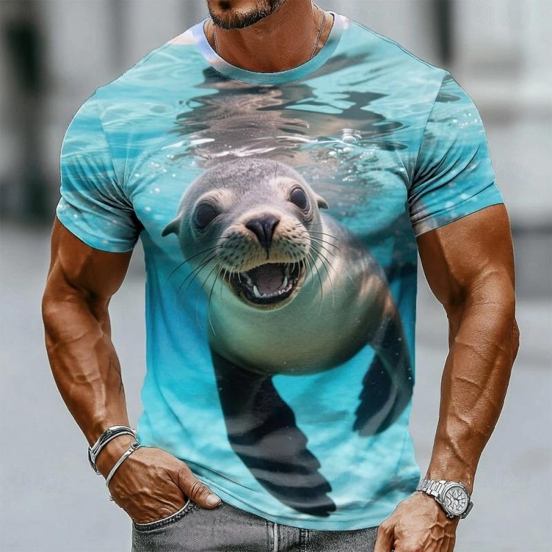 3D Printed Shark Hippopotamus T Shirt For Men Dog Penguin Pattern T-Shirts Summer Fashion Round XXXL
3D Printed Shark Hippopotamus T Shirt For Men Dog Penguin Pattern T-Shirts Summer Fashion Round XXXL